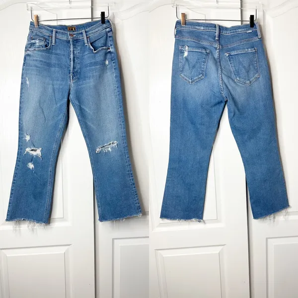 Mother Denim - The Tripper Ankle Fray in Play Like a Pirate Wash Size 28 - Image 4