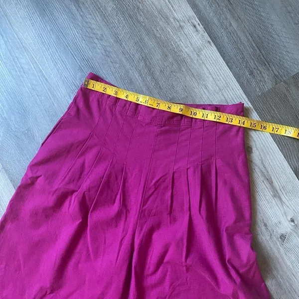 Anthropologie High Rise Pleated Pants Orchid Purple Wide Leg 6 - Image 9