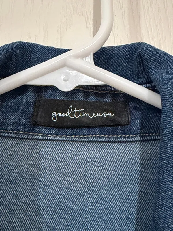FINAL PRICE Goodtime USA Blue Denim Button-Front Dress - Image 2