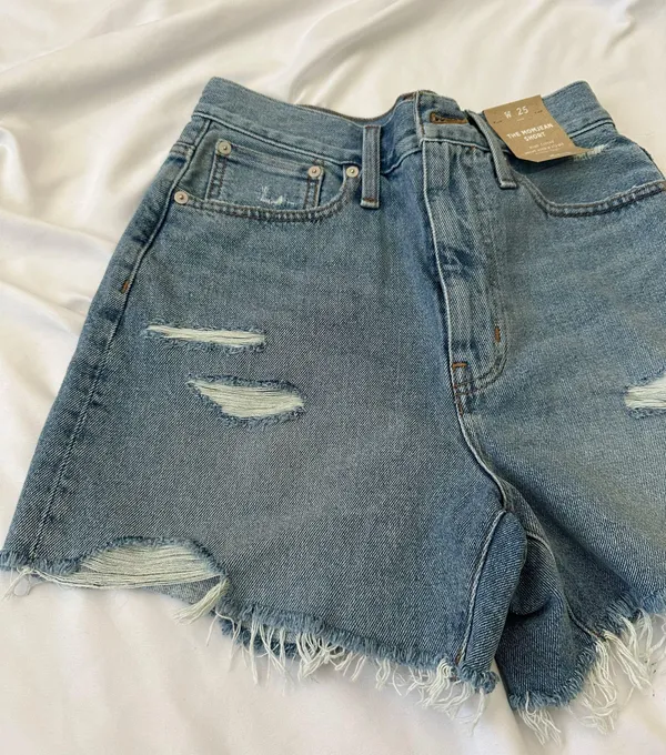 Madewell The Mom Jean Shorts - Image 3