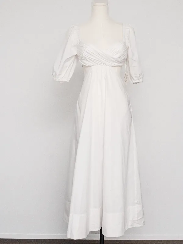 STAUD - Carina Cutout Cotton‎ Midi Dress - Image 2