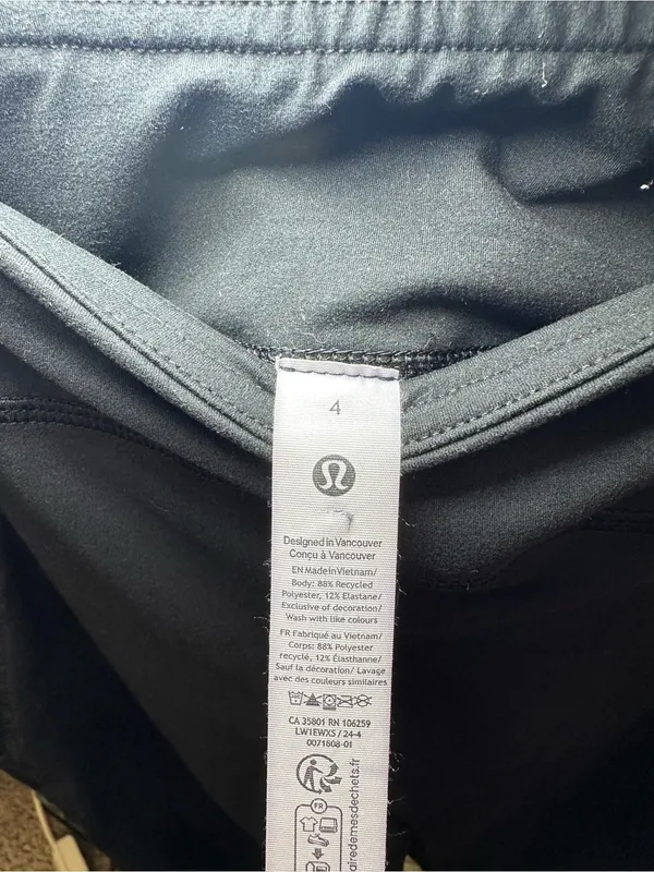 Lululemon Invigorate High-Rise Tight 25” Black SIZE 4 - Image 7