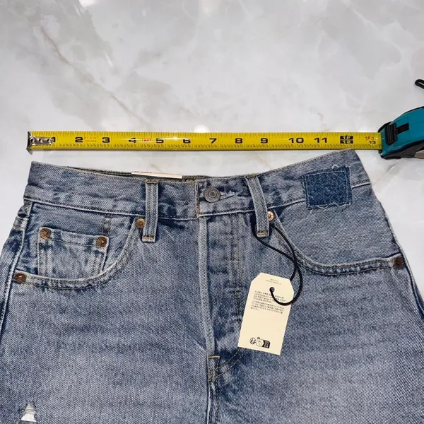Levi's 501 Original Fit High Rise Shorts - Image 6