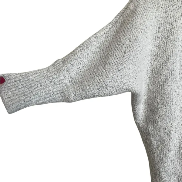 Old‎ Navy Women Cardigan Shrug Top M Gray Knit Crop Open Front Capsule Neutral - Image 6