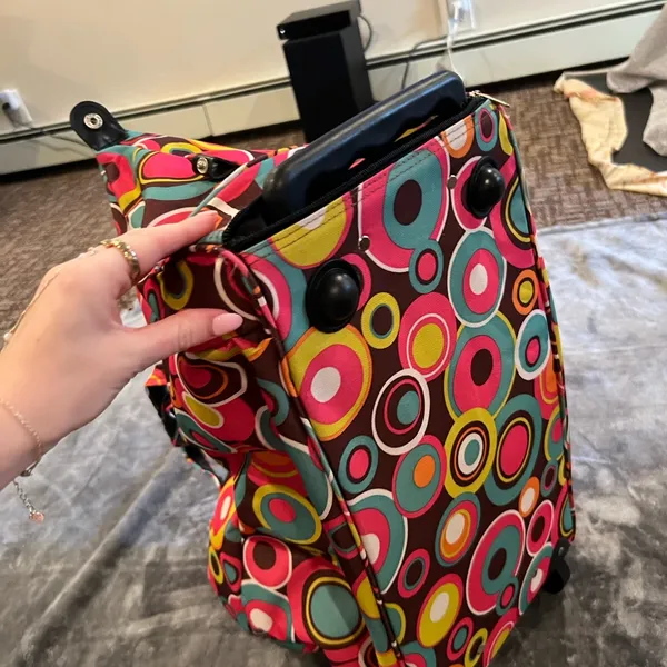 Colorful Patterned Women's Bag Red - Image 2