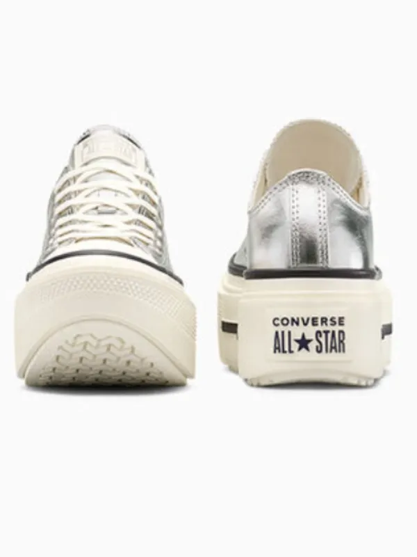 NEW CONVERSE  Chuck Taylor All Star Lift Double Stack Platform Metallic Sneaker - Image 6