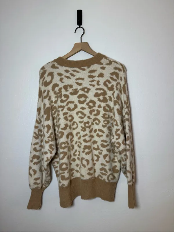Aerie‎ Leopard Buttercream Sweater - Image 3