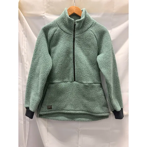 Deso Tioga Half-Zip Pull Over Fleecek Sweater S/M Fall Winter‎ Cozy Warm - Image 3
