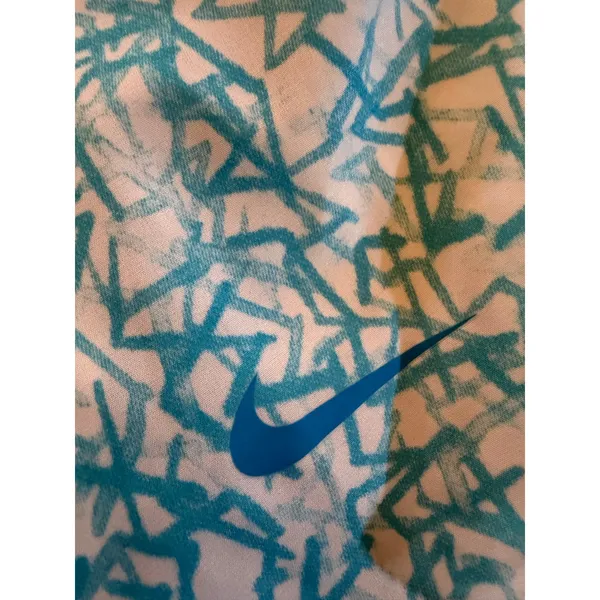 Nike Victory Skort Womens Size M Blue White Geometric Pleated Athletic - Image 3