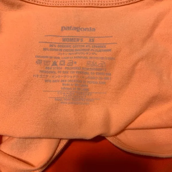 Patagonia orange organic cotton Margot fit n flare dress XS summer athleisure‎ - Image 6