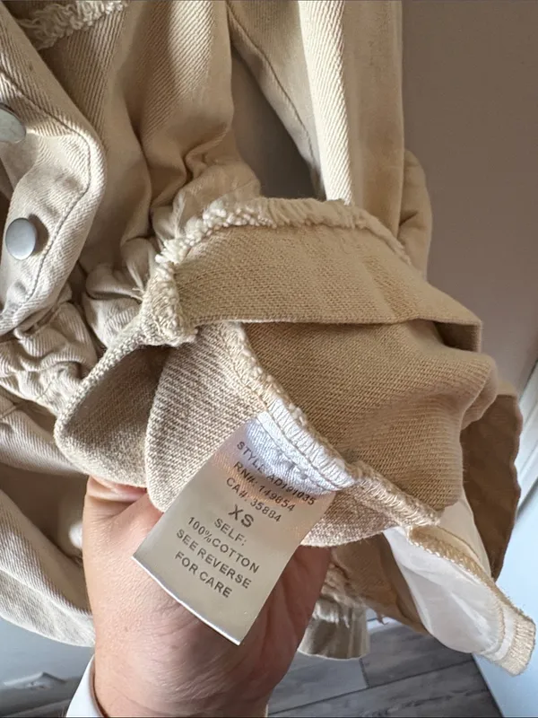 Sadie & Sage Cotton Denim Utility Romper - Image 6