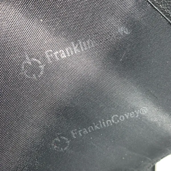Franklin Covey Black Leather backpack/ Purse medium - Image 14