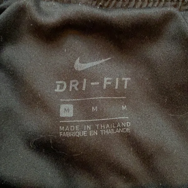 Girls Black & White Nike Shorts - Image 2