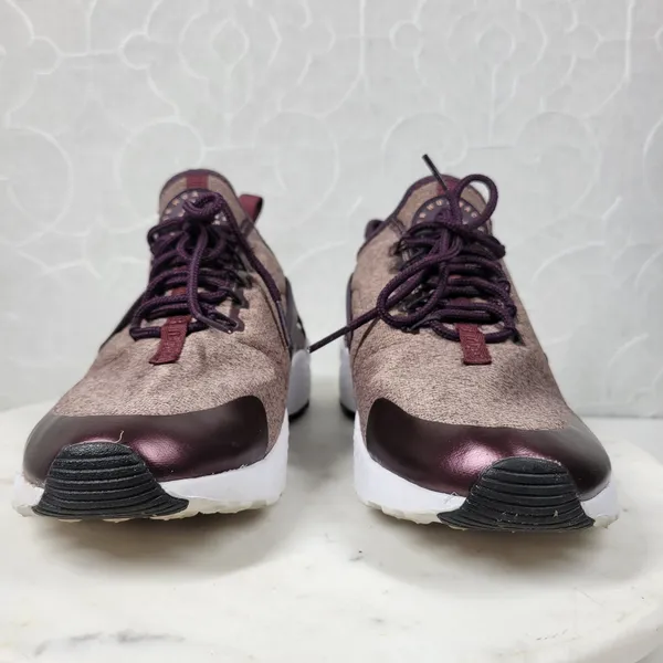 Nike Air Huarache Sneakers Women 8 Port Wine Ultra Running Shoes Activewear - Image 13