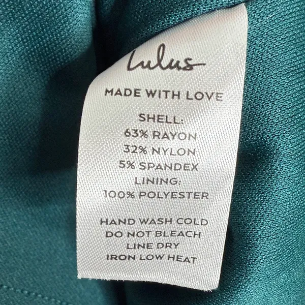 Lulus Paulina Forest Green Bodycon Midi Dress New with Tag W1942 Sz M - Image 11