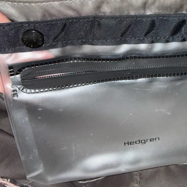 Hedgren Black Quilted Puffy Weekender Tote with Detachable Strap - Image 9