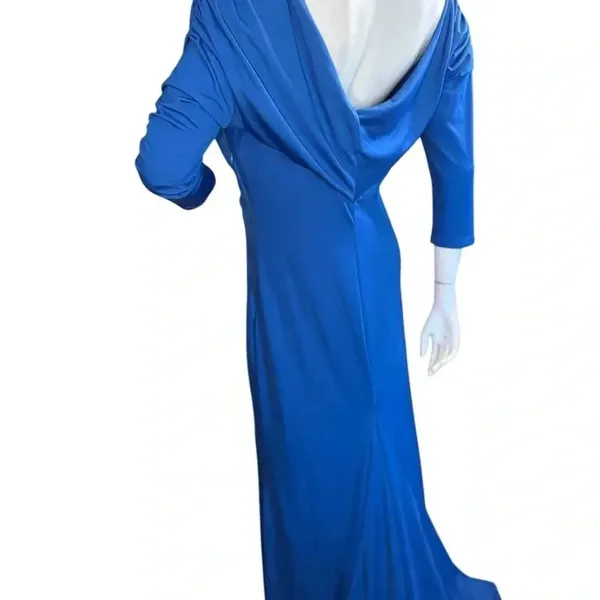 Unbranded Beautiful Royal Blue formal gown Mermaid Dress Size Larger. K-10 - Image 10