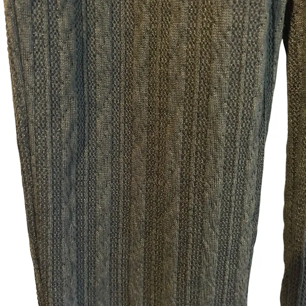 Cable Knit Legging Olive Green NWT Casual Comfort Loungewear Sz LG Like an Angel - Image 5