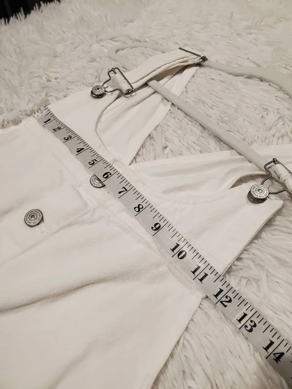 We The Free Edie Denim Skirtall in White Large - Image 4