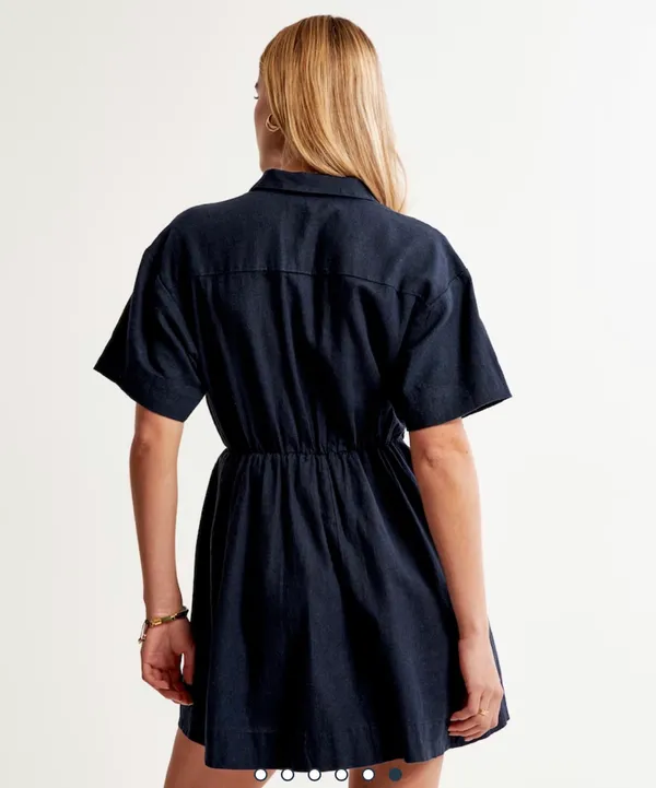 Abercrombie Linen Shirt Dress - Image 3