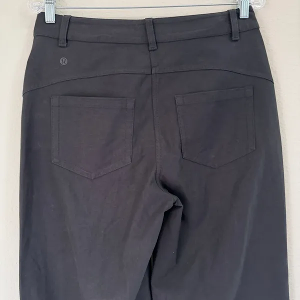 Lululemon City Sleek Size 29 Wide-Leg High-Rise Pant Light Utilitech Black- FLAW - Image 4