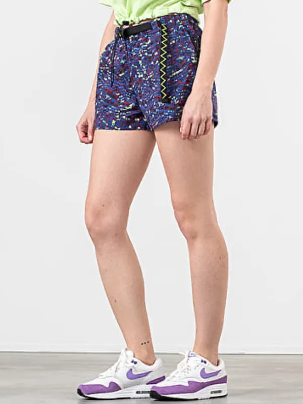 Nike ACG Multicolor Nylon Shorts Elastic-Waist Sz XS Gorpcore Hiking Running - Image 2