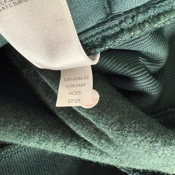 Athleta Forever Fleece 1/4 Zip Sweatshirt, Green, XL - Image 7