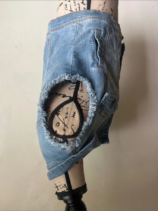 American Rag Denim Sleeveless Vest Size Medium - Image 6