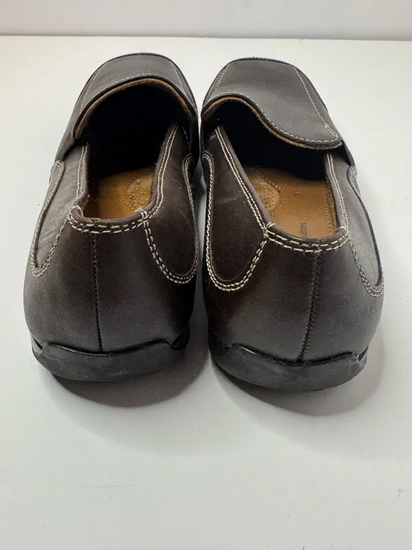 Natural Soul By Naturalizer 'Camelia'Brown Leather Loafers Size 7M - Image 4