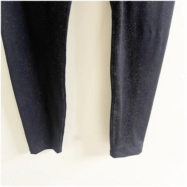 Beyond Yoga High Waisted Metallic Sparkle Leggings Black Women's Size Small - Image 6