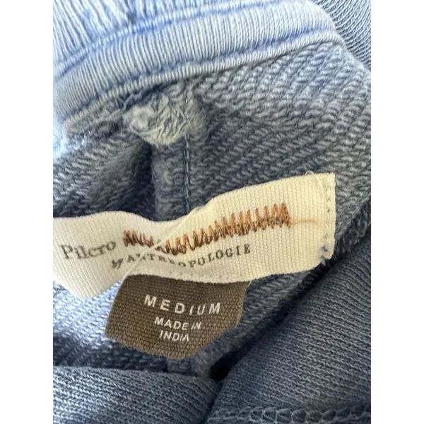 Anthropologie Pilcro & The‎ Letterpress Blue Flynn Hoodie Sweatshirt Size Medium - Image 8