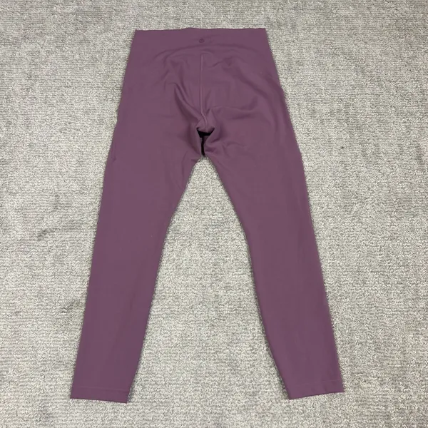 Lululemon Instill High-Rise Leggings Womens 8 Purplish Pink Athletic 25” Stretch - Image 4