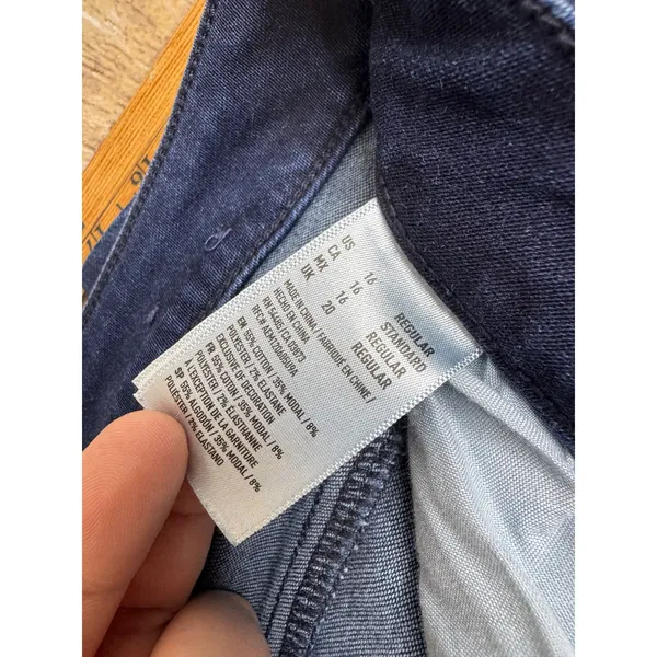 American Eagle Outfitters Women's Skinny‎ Jeans Dark Wash Size 16 - Image 3