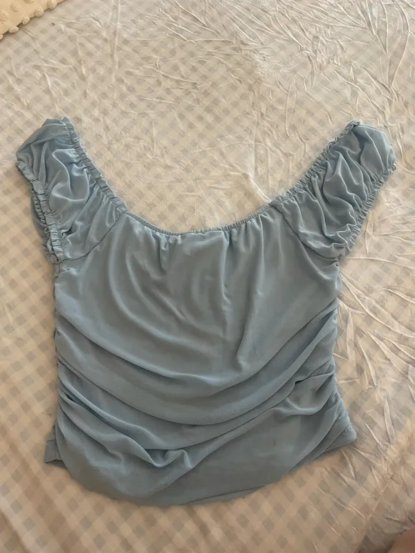 Blue corset top Size M - Image 2