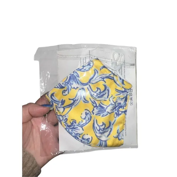 ✨NIP Tory Burch Floral Two Layer Adjustable Mask Face Cover✨ - Image 5