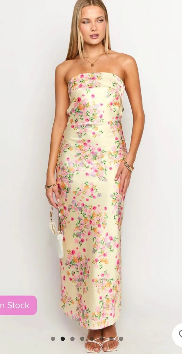 Beginning Boutique Yellow Maxi Dress - Image 7