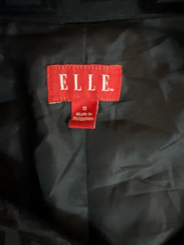 Elle Black Blazer Women’s S - Image 2