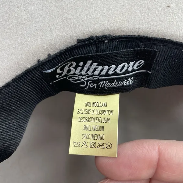Madewell x Biltmore Size S / M Shaped Felt Hat in Tawny Light Pink MB607‎ READ - Image 13