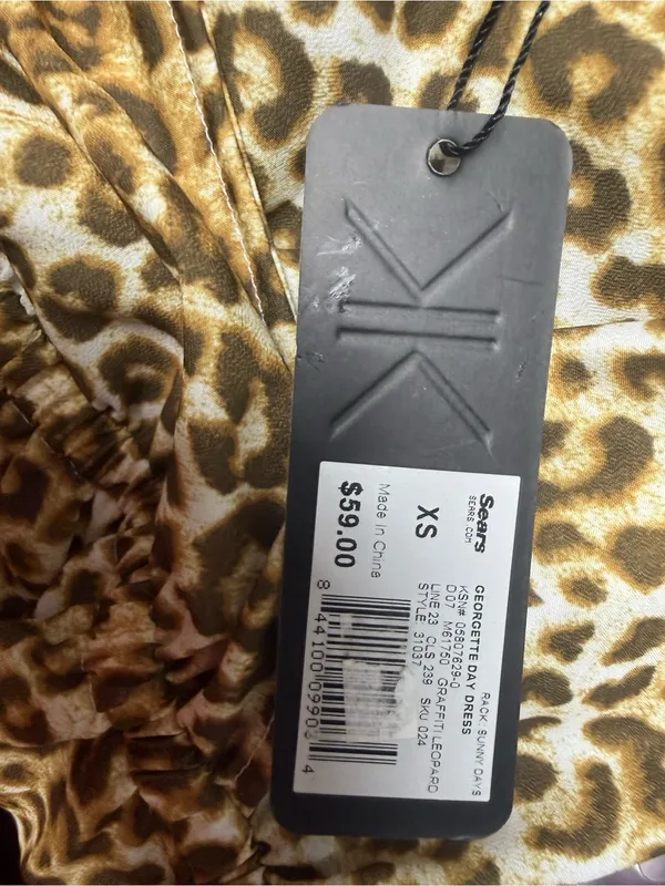 Kardashian Kollection Leopard Print Mini Dress - Brown - Image 7