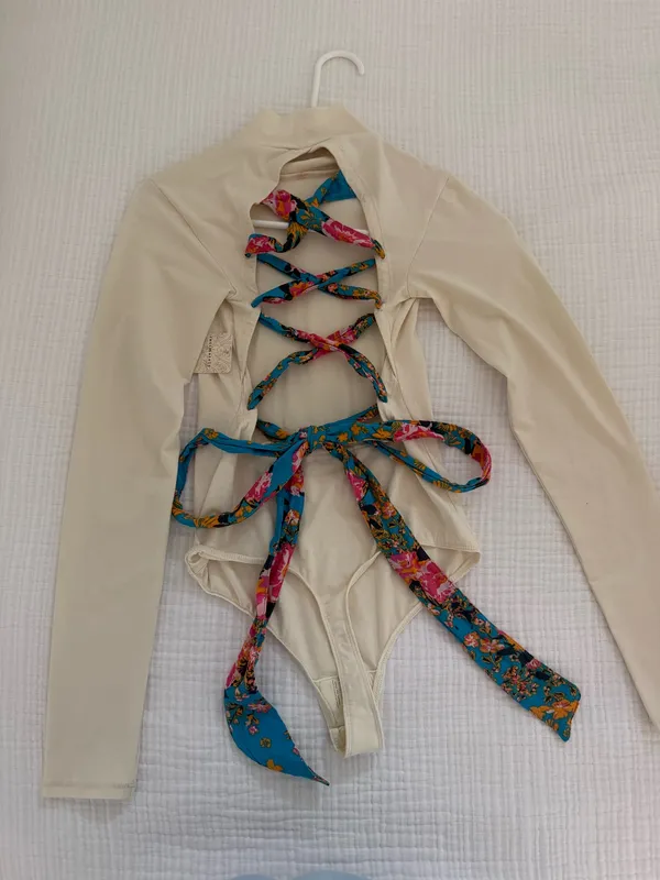 Free People Bodysuit Cream Intimately Free - Image 3