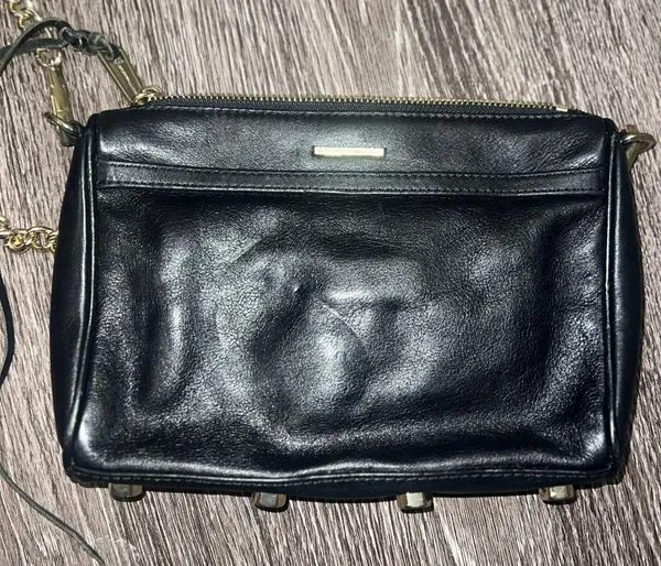 Rebecca Minkoff Black Leather Crossbody - Image 4