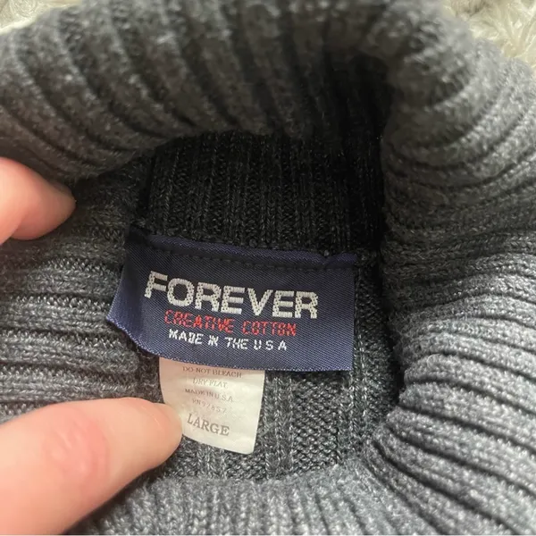 nwot ribbed top Gray Size L - Image 3