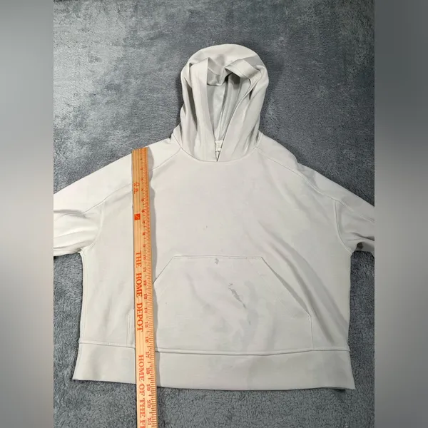 Lululemon athletica cream White Hoodie 6 MARKS - Image 5