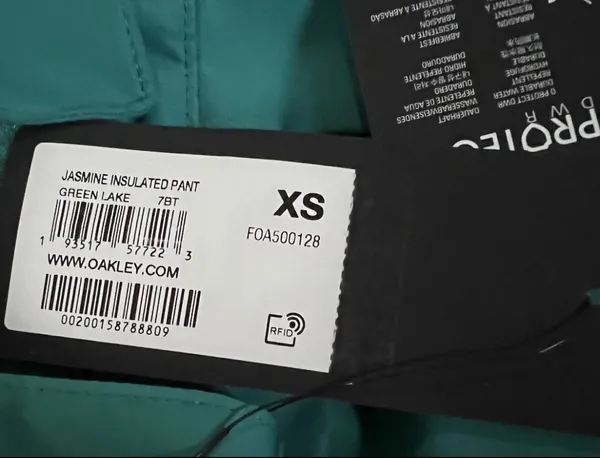 NWT Oakley Insulated Jasmine Snowboard/Ski Pants Green Lake - Image 5