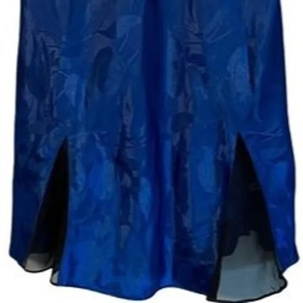 Victorias Secret Lingerie Size M Blue Satin Slip Dress Mini Chemise Sexy Vintage - Image 5