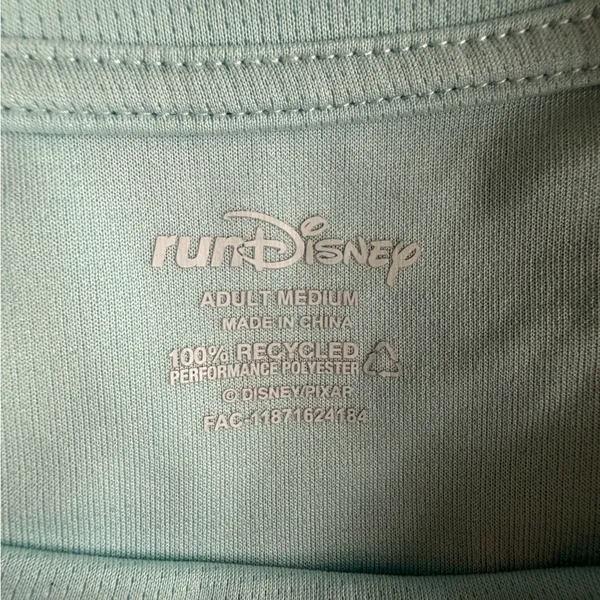 Run Disney Wine & Dine Light Blue Athletic Shirt - Image 4