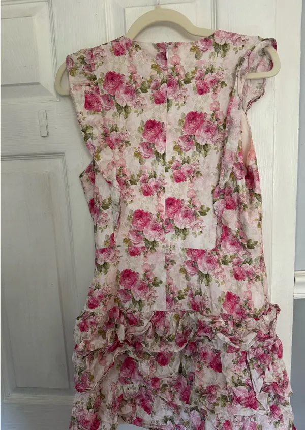 These Three Boutique Ruffle Dress Pink - Image 6