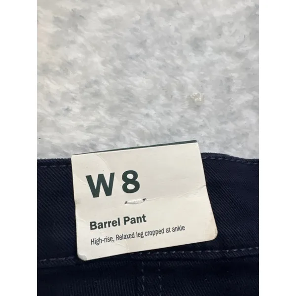 Alpine Design Womens Barrel Pant Deep Navy High Rise‎ Relaxed Cropped ADW24905 8 - Image 4