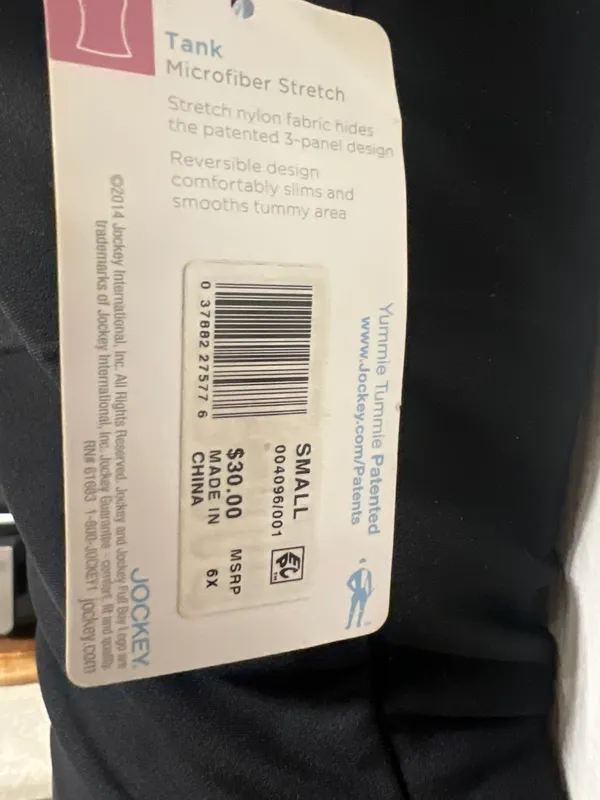 Jockey® Slimmers Black Breathe Tank - Image 5