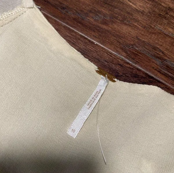 Free People sz 10 flowy beige dress - Image 3